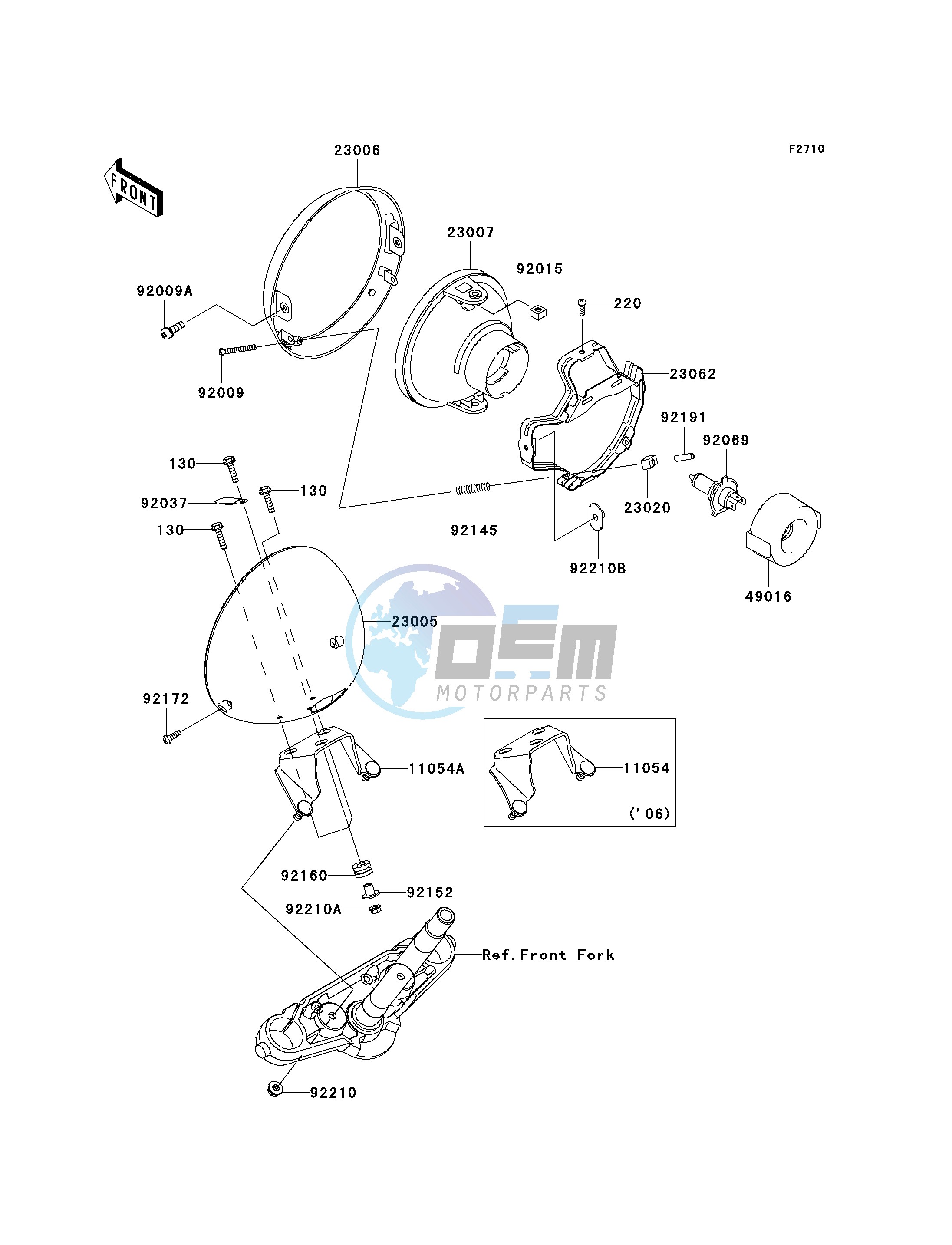 HEADLIGHT-- S- --- B6F - B8F- -