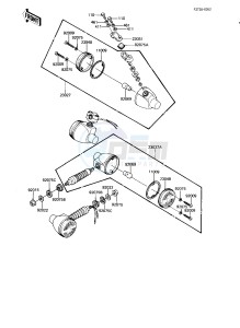 KE 175 D [KE175] (D4-D5) [KE175] drawing TURN SIGNALS -- 82-83 KE175-D4_D5- -