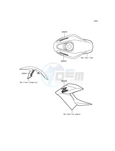 Z250SL_ABS BR250FFS XX (EU ME A(FRICA) drawing Decals(Green)