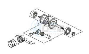 FIDDLE III 125I (XA12W2-EU) (L7-M0) (E4) drawing CRANK SHAFT