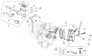 RXV 550 RXV 450-550 STREET LEGAL drawing Front brake system I