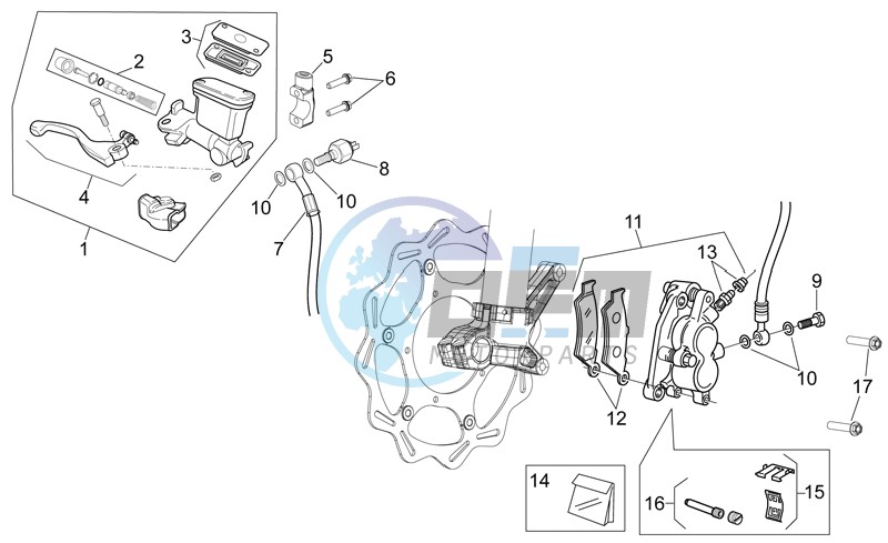 Front brake system I