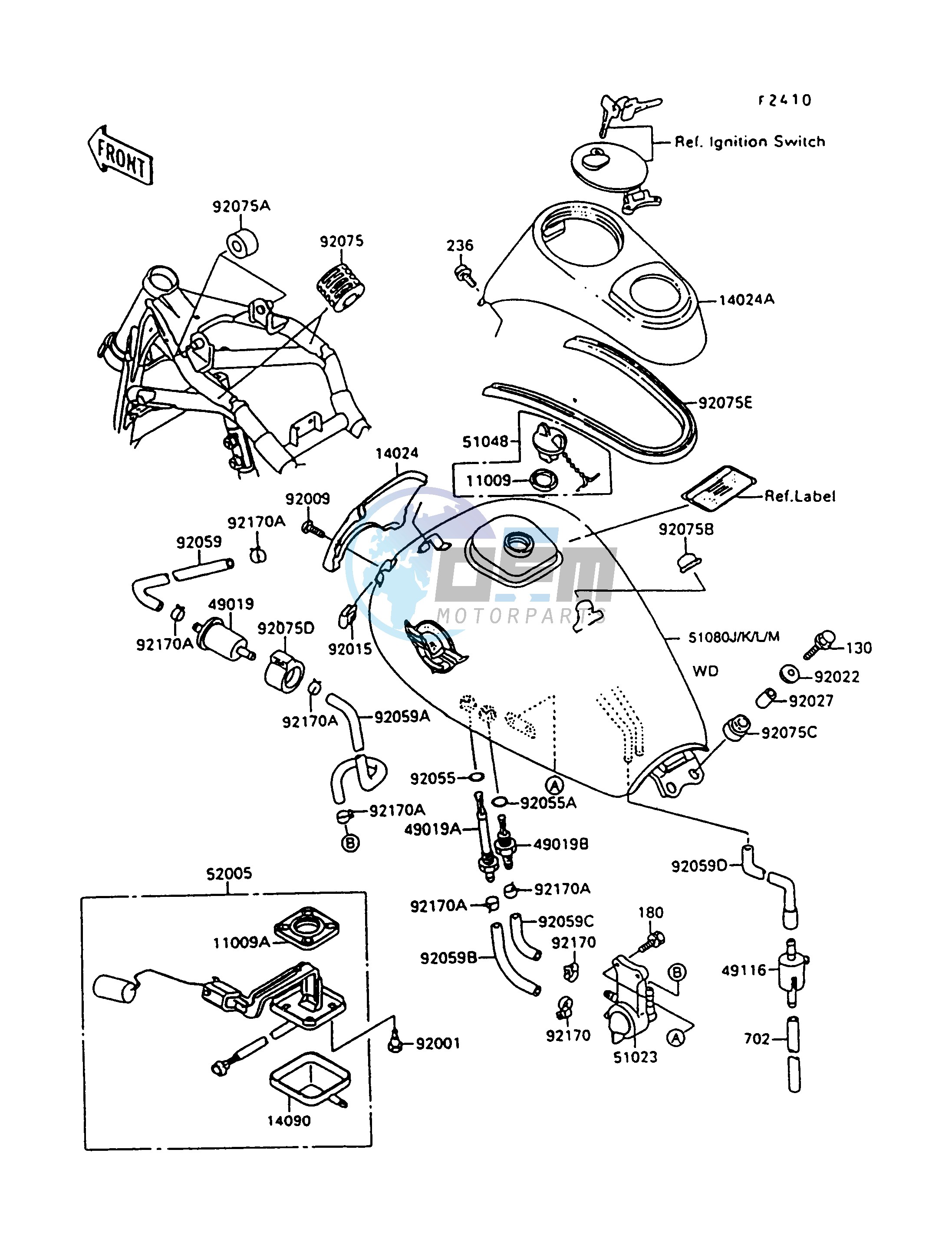 FUEL TANK -- VN1500-C3- -