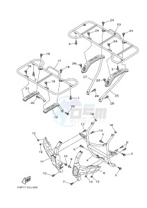 YFM700FWAD YFM7FGPAD GRIZZLY 700 EPS (1HPN) drawing GUARD