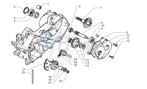 Ark LC Blue-Silver 125 drawing Rear wheel axle