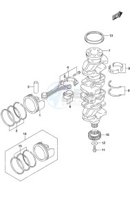 DF 150AP drawing Crankshaft