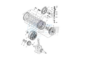 ATV 660 drawing CLUTCH