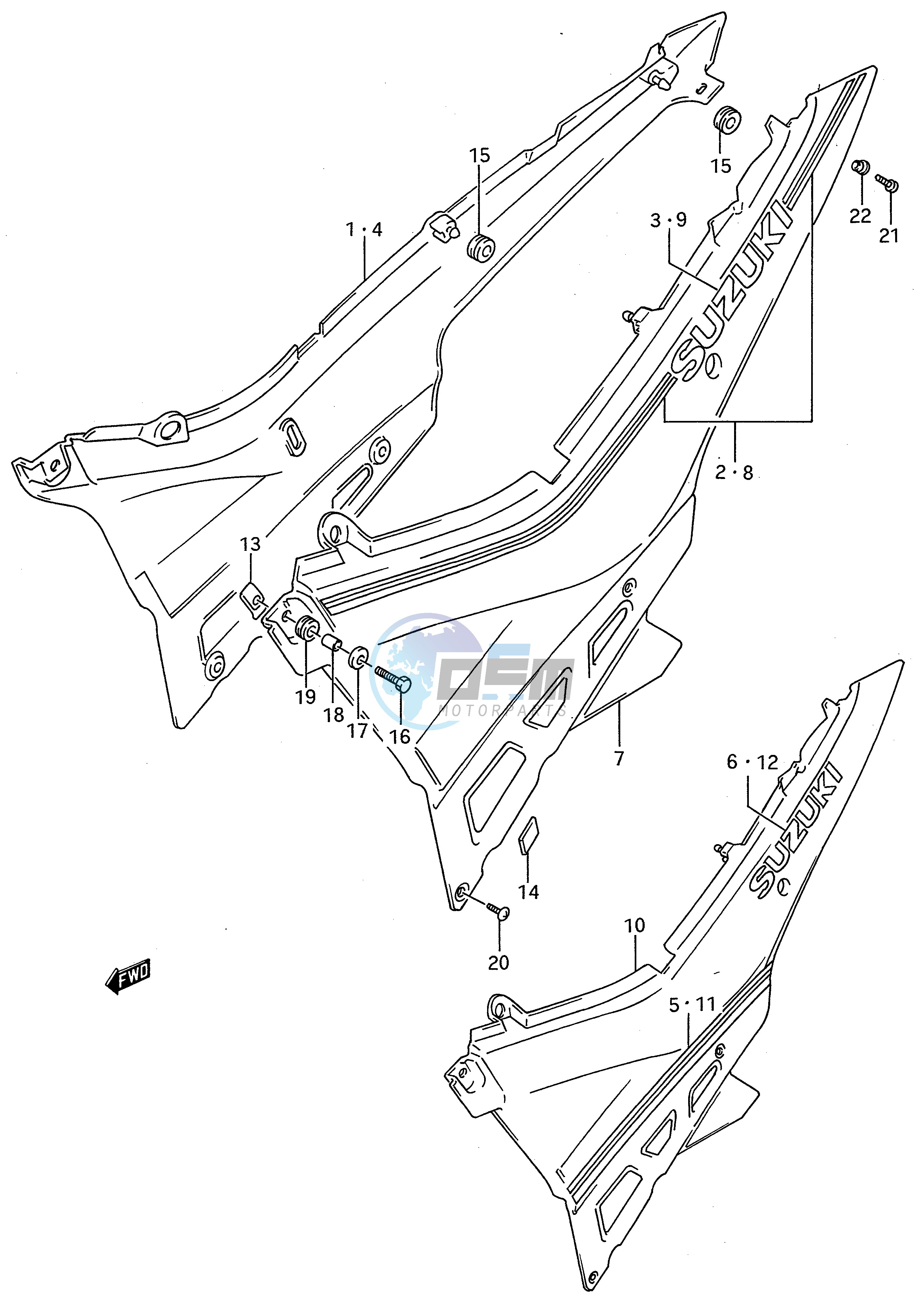 FRAME COVER (MODEL J K)