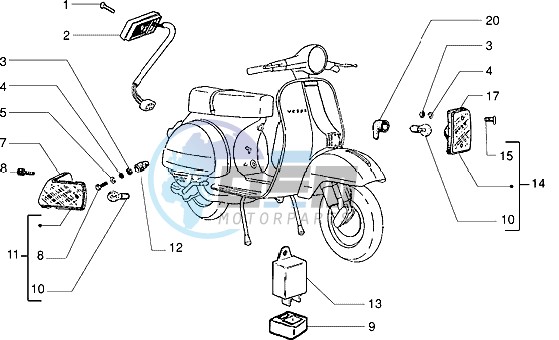 Turn signal lamps