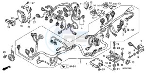 CB600FA3A France - (F / ABS CMF ST 25K) drawing WIRE HARNESS