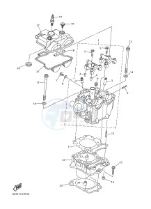 WR250F (2GB7 2GB8 2GB9) drawing CYLINDER