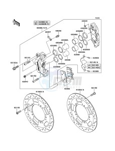 VN1700_VOYAGER_ABS VN1700BCF GB XX (EU ME A(FRICA) drawing Front Brake