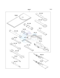 VN 800 C [VULCAN 800 DRIFTER] (C1 CAN ONLY-C2) [VULCAN 800 DRIFTER] drawing OWNERS TOOLS