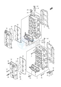 DF 300 drawing Cylinder Head