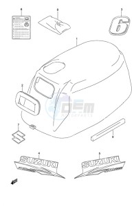 DF 6 drawing Engine Cover