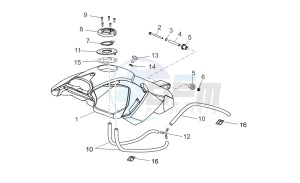 Dorsoduro 750 drawing Fuel Tank