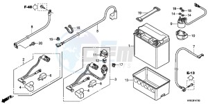 TRX500FPMC drawing BATTERY