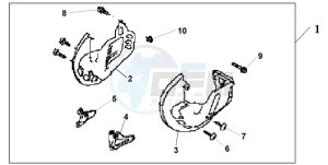 GL1800A BR - (BR) drawing FRONT DISK COVER