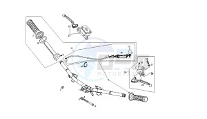 BOULEVARD - 50 CC 2T drawing HANDLEBAR