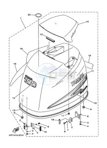 F100AETL drawing FAIRING-UPPER