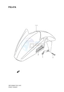 GSF-1250S ABS BANDIT EU drawing FRONT FENDER