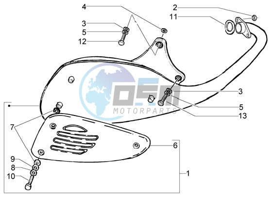 Catalytic silencer