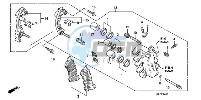 FRONT BRAKE CALIPER