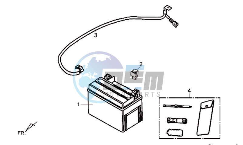 BATTERY / TOOLKIT