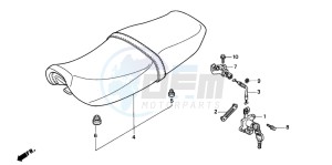 CB250 NIGHTHAWK drawing SEAT