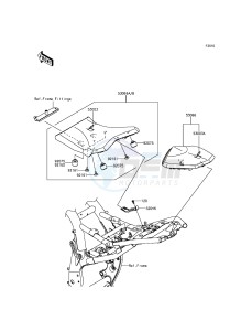 Z800 ZR800CFF UF (UK FA) XX (EU ME A(FRICA) drawing Seat