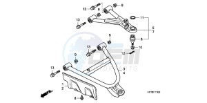 TRX420FAC drawing FRONT ARM