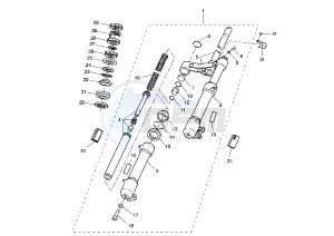 YQ AEROX 50 drawing FRONT FORK MY02