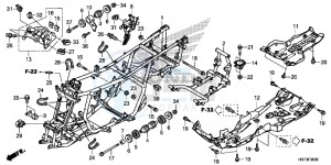 TRX420FA5F TRX420F Europe Direct - (ED) drawing FRAME BODY