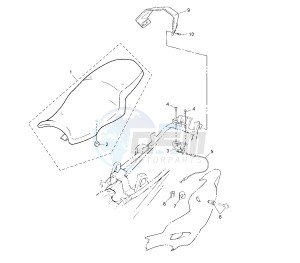 TZR 50 drawing SEAT