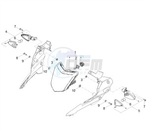 RCR 50 E4 (EMEA) drawing Front lights