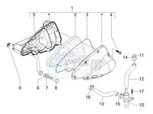 Liberty 150 4t Sport e3 drawing Air filter