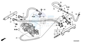 GL1800A ED drawing THROTTLE BODY (TUBING)