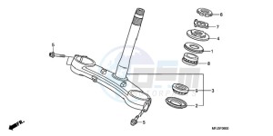 CBR600RR9 BR / MME - (BR / MME) drawing STEERING STEM