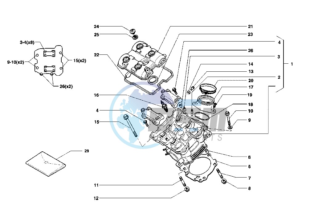 FRONT CYLINDER HEAD