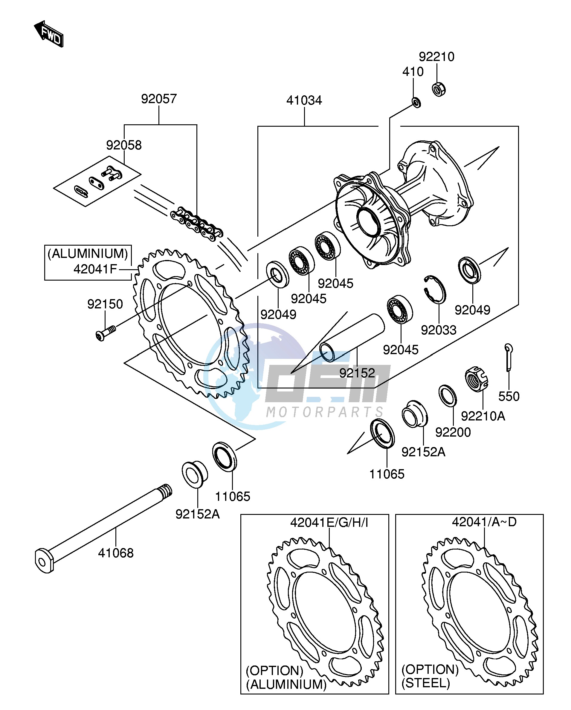 REAR HUB