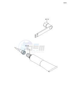 KX85 KX85CGF EU drawing Owner's Tools