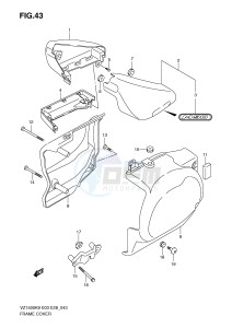 VZ1500 (E3-E28) drawing FRAME COVER