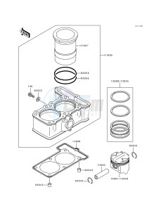 EL 250 E [ELIMINATER 250] (E1-E4) [ELIMINATER 250] drawing CYLINDER_PISTON-- S- -