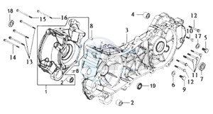 DD50 FIX 25 KMH E2 drawing CRANKCASE