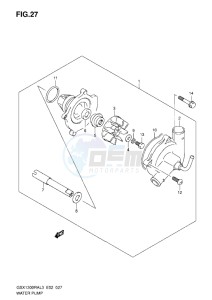 GSX1300R drawing WATER PUMP