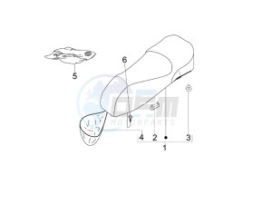 Granturismo 125 L Potenziato drawing Saddle - Tool roll