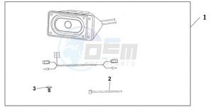 NT700VAA UK - (E / ABS MKH) drawing FRONT SPEAKER SET