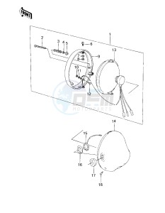 KZ 200 A (A1-A2) drawing HEADLIGHT