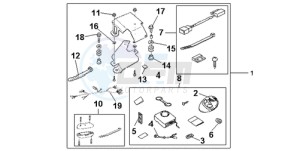 VFR8009 Australia - (U / MME) drawing AVERTO SECURITY KIT