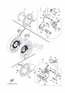 GPD125-A NMAX 125 (BV3D) drawing TAILLIGHT